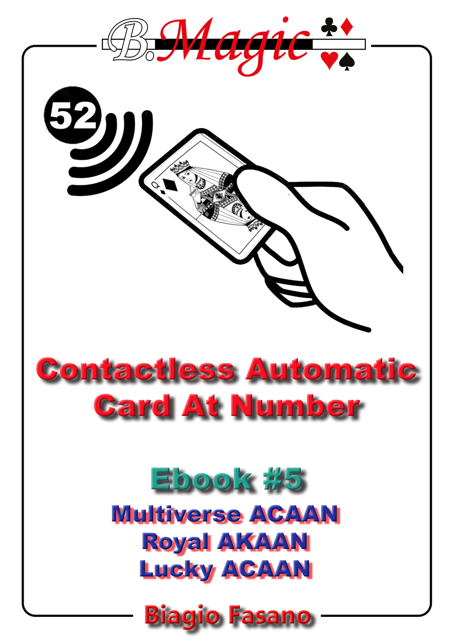 Contactless Automatic Card At Number - Ebook 5 by Biagio Fasano (B. Magic) (Instant Download) - Click Image to Close